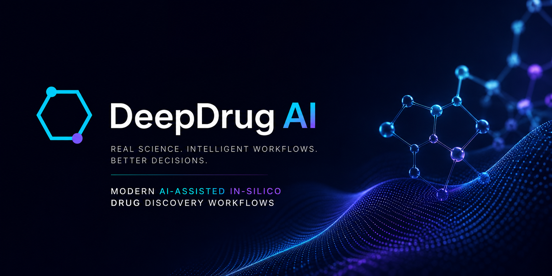 DeepDrug AI modern in-silico drug discovery workflows